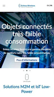 Enless Wireless — IoT Expert — version mobile